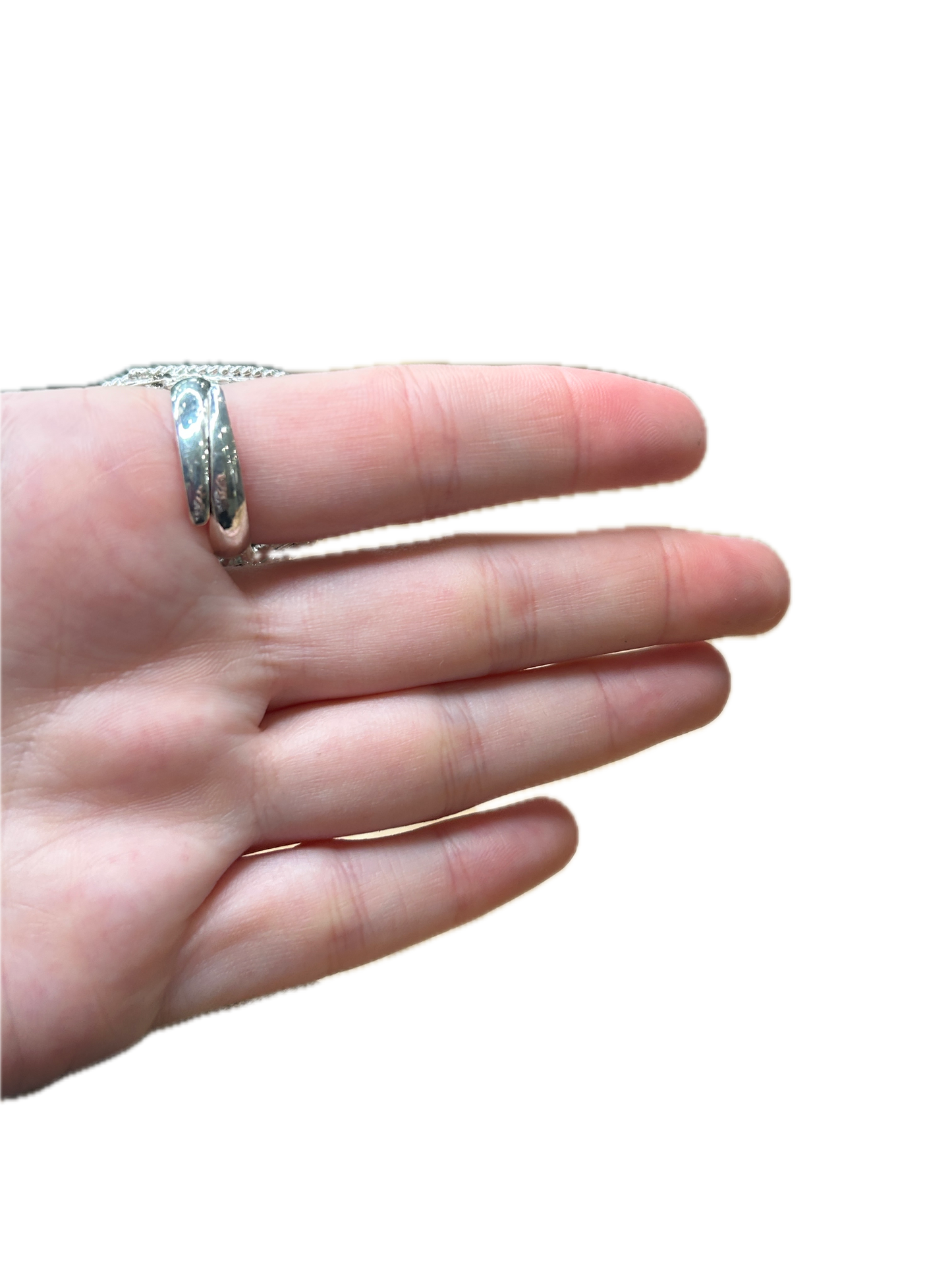 SALE Medium Oval German Silver Turquoise Ring