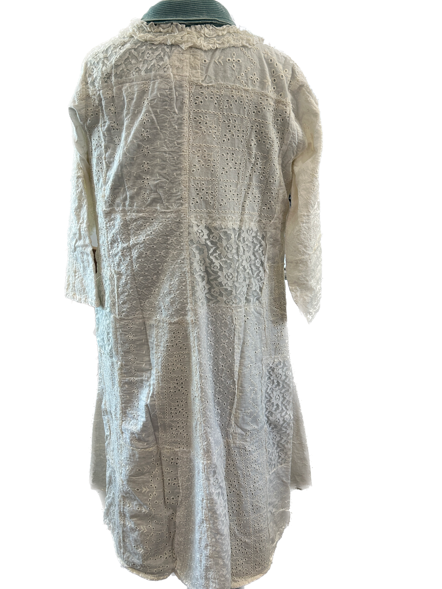 Namsar White Patchwork Duster *Final Sale*
