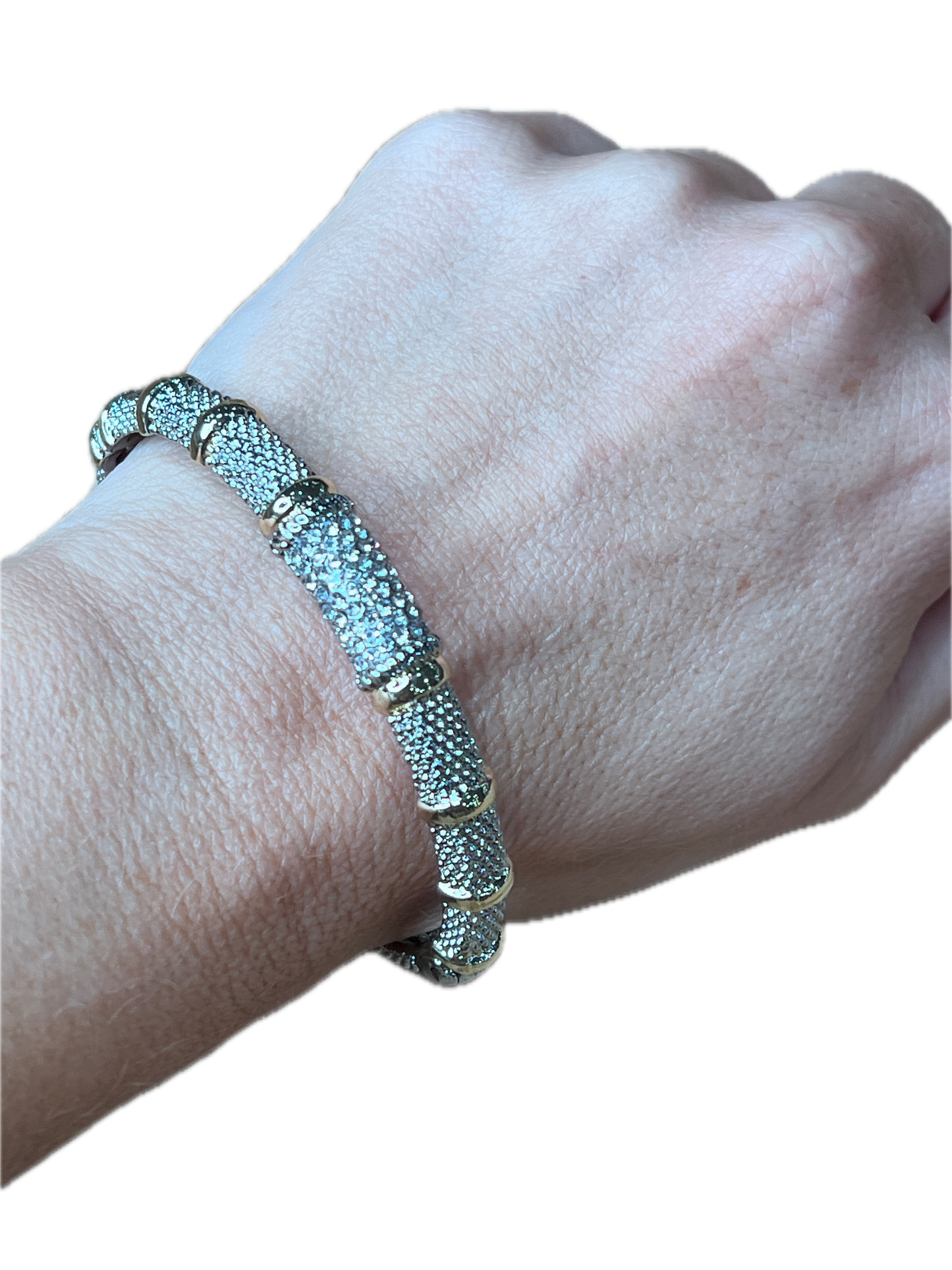 Silver and Gold Bangle