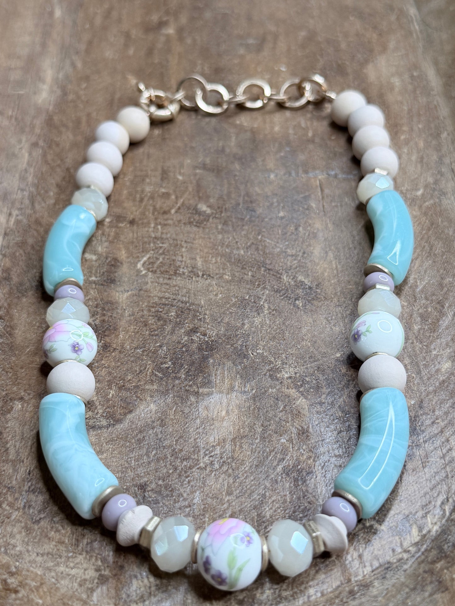 Garden Party Beaded Necklace