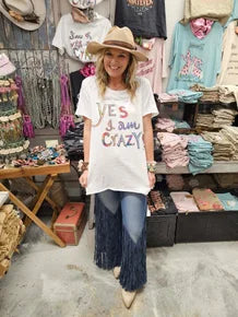 A Rare Bird- Yes I am Crazy Tee