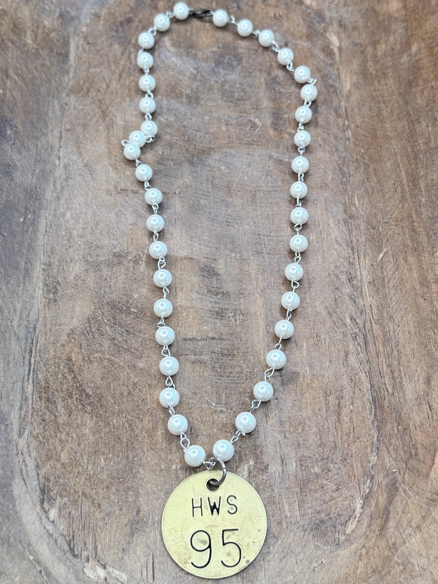 Highway 95 South Tag Necklace