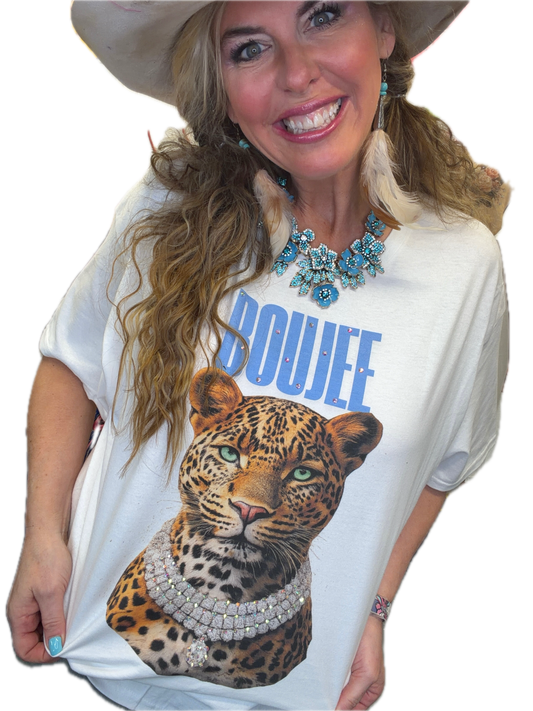Boujee Leopard Queen T-Shirt *Final Sale*
