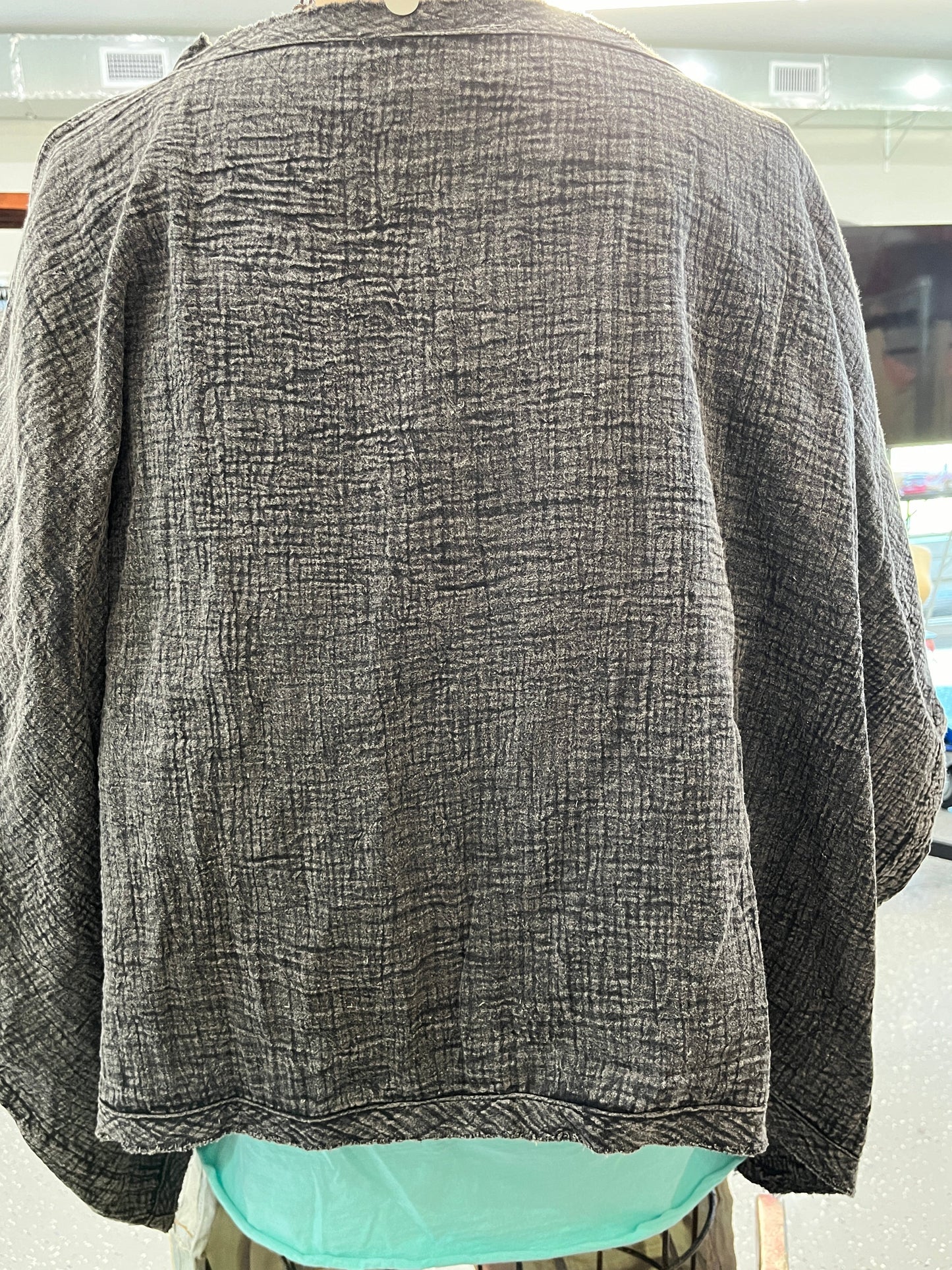 Paper Lace- Vintage Washed Arm Overlay (Stone) *Final Sale*
