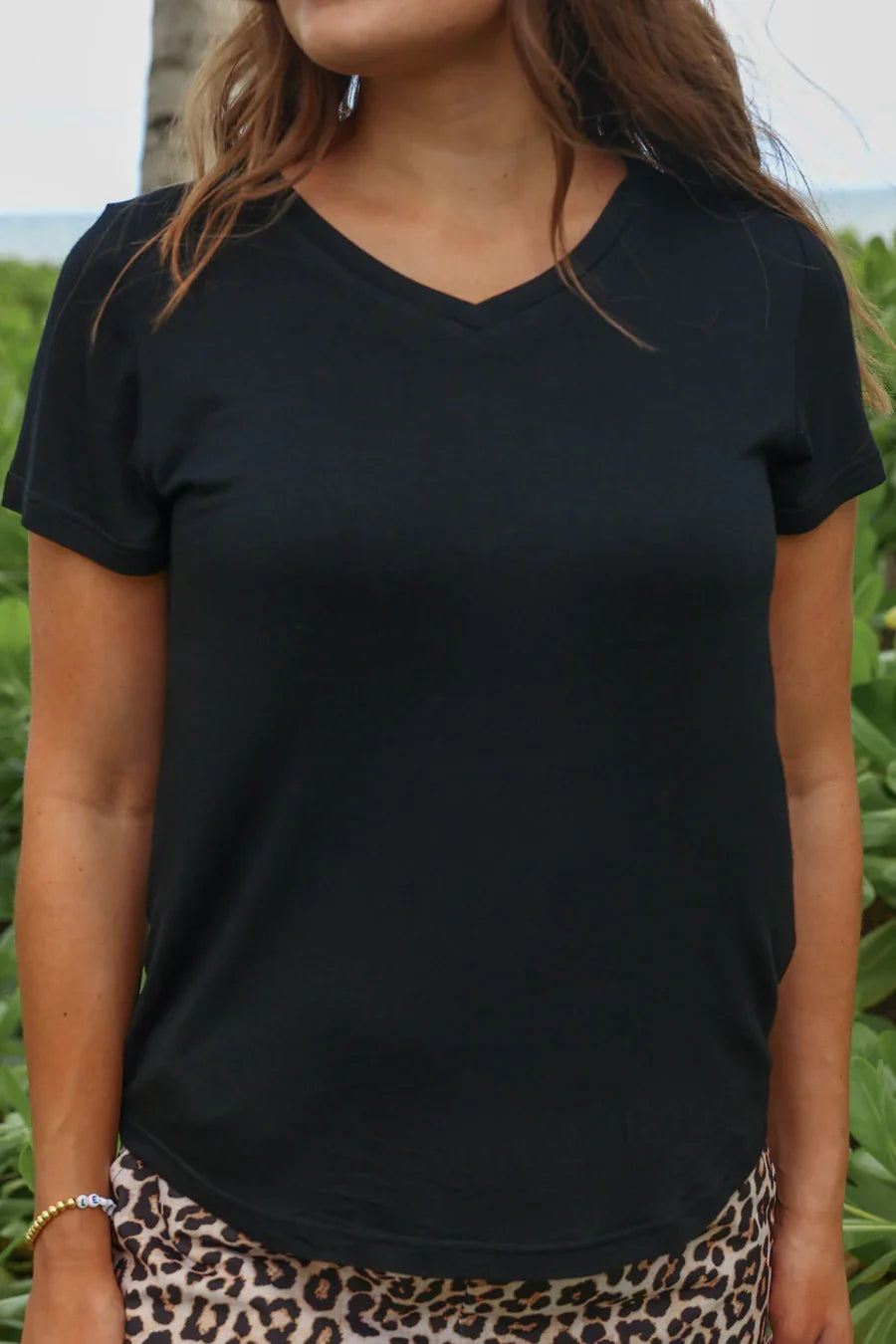 - Jess Lea Basic Tee- Black *Final Sale*