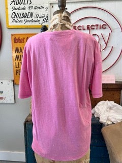 FINAL SALE!!! Easel- V-Neck Tee (Bubble Gum)
