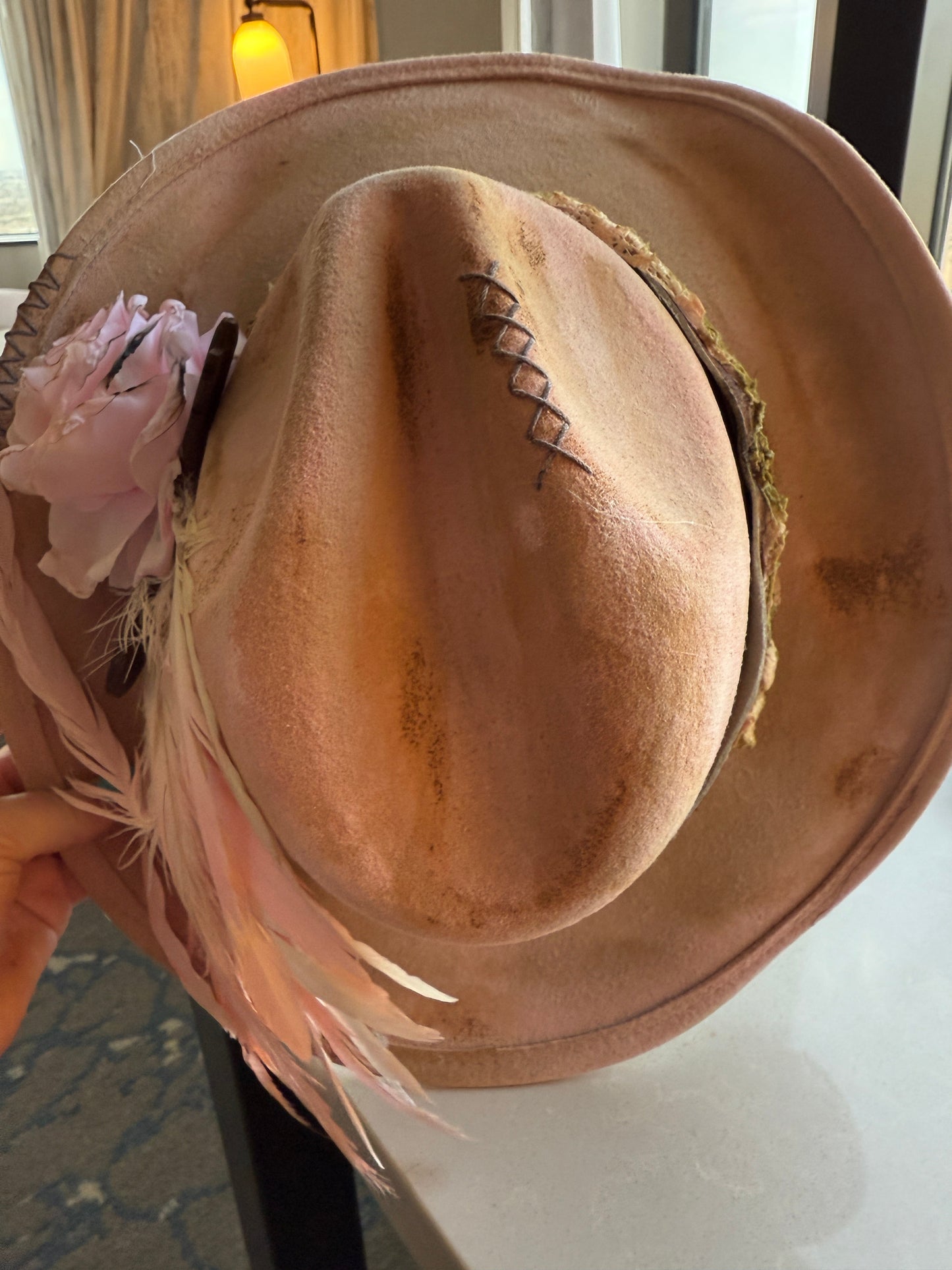 SALE A Rare Bird- Pink Lady Hat