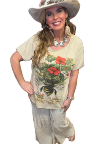 Jaded Gypsy- Moon Dance Tee (Friendly Flight)