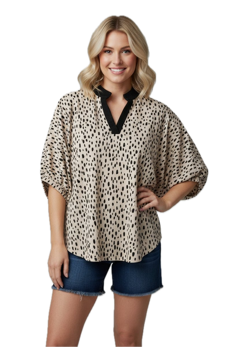 Animal Print Top *Final Sale*