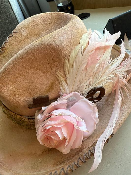 SALE A Rare Bird- Pink Lady Hat