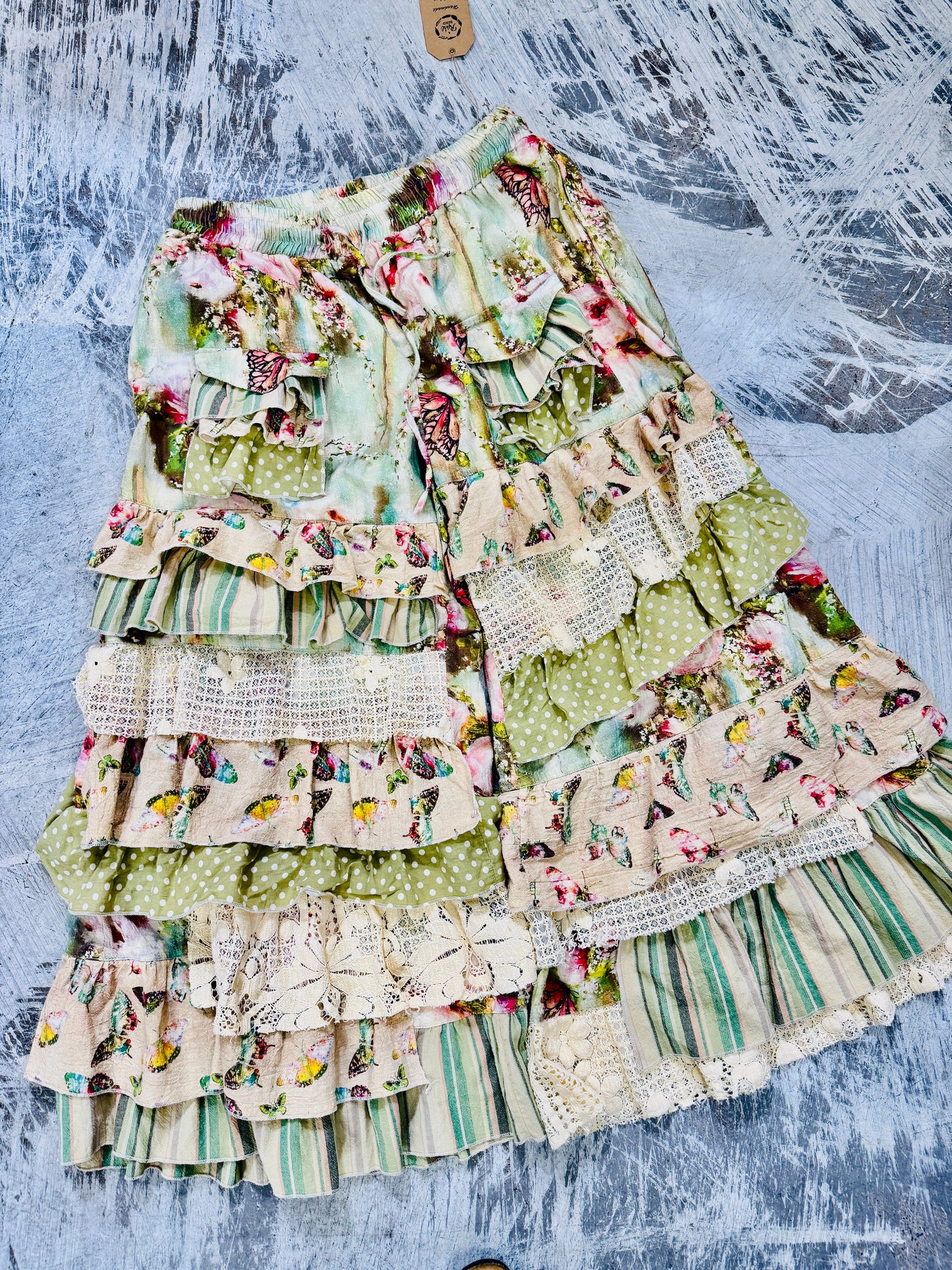 SALE A Rare Bird-Butterfly Ruffle Pant *Final Sale*