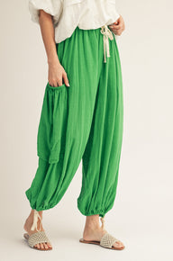 Jodifl- Cinch Pants (Kelly Green)
