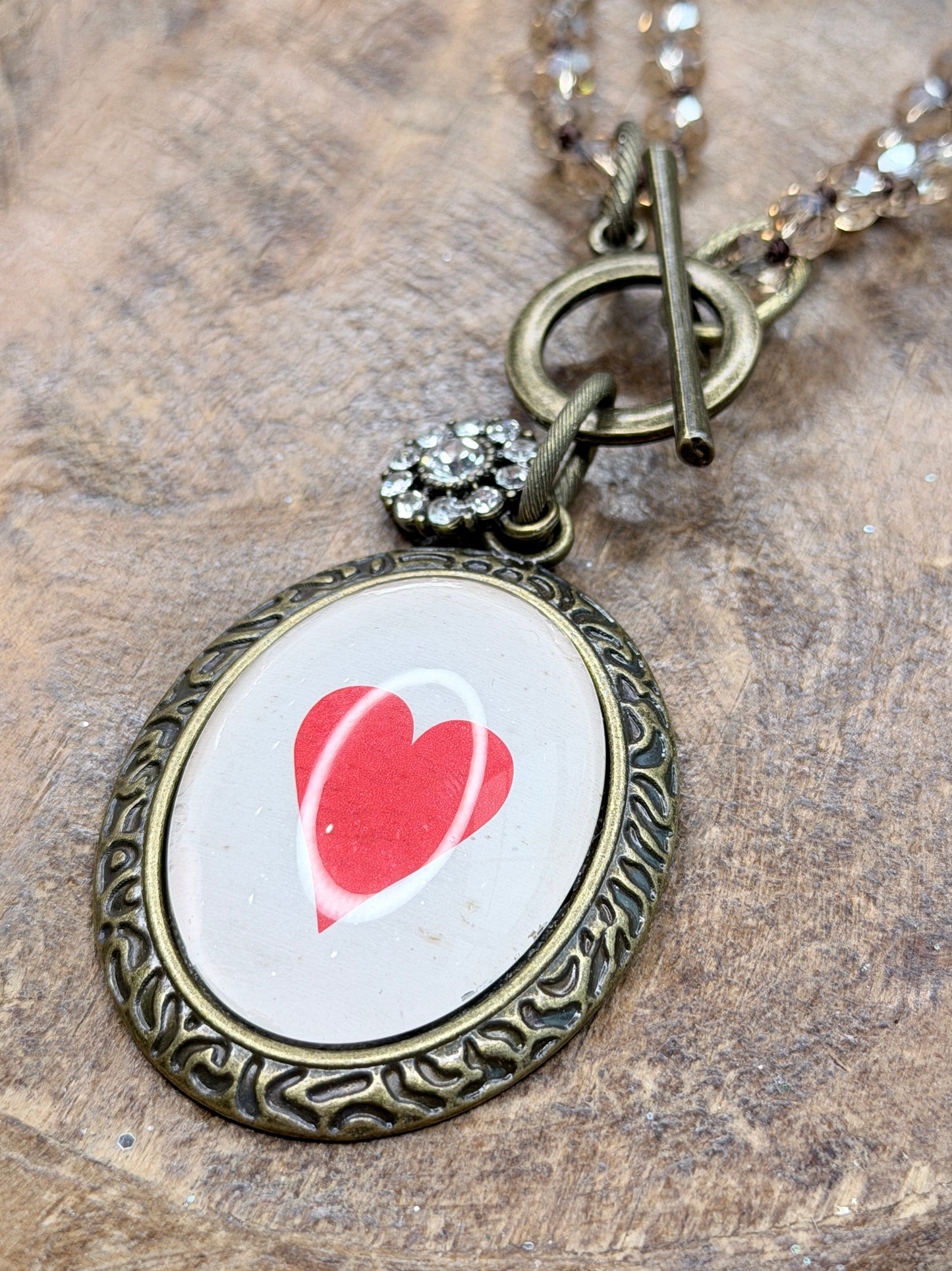 Sandra Ling Designs- Vintage Playing Card Necklace