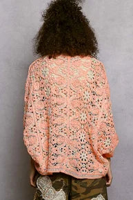 POL- V-Neck Batwing Cardigan *Final Sale*