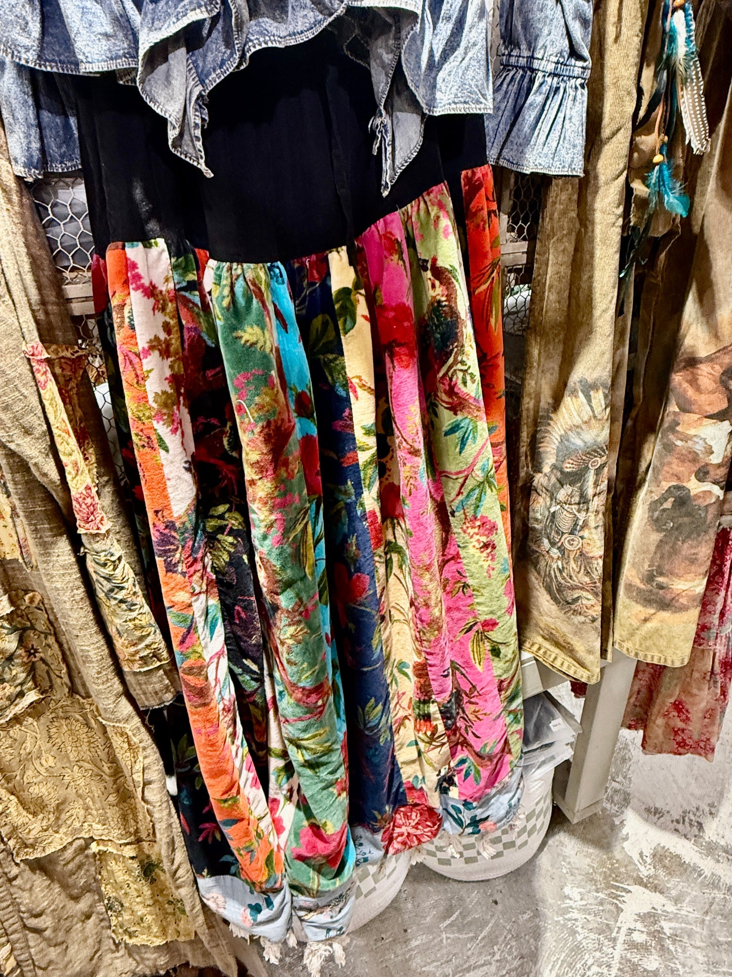 A Rare Bird- Velvet Skirt/Dress (Pre Order) *Final Sale*