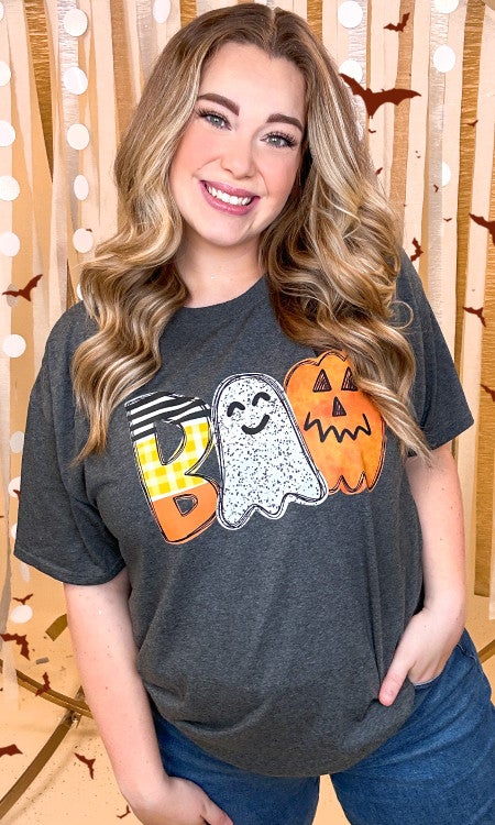 - Spooky Boo Graphic T-Shirt- *Final Sale*