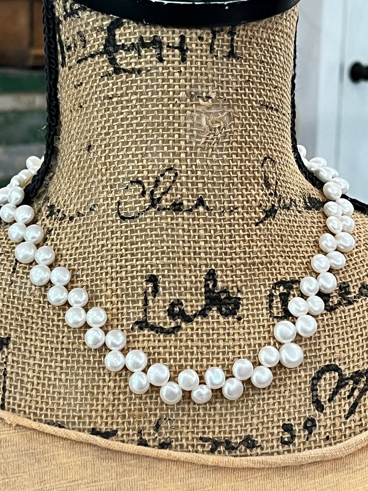 Pearly Pairs Sea Shell Pearl Necklace