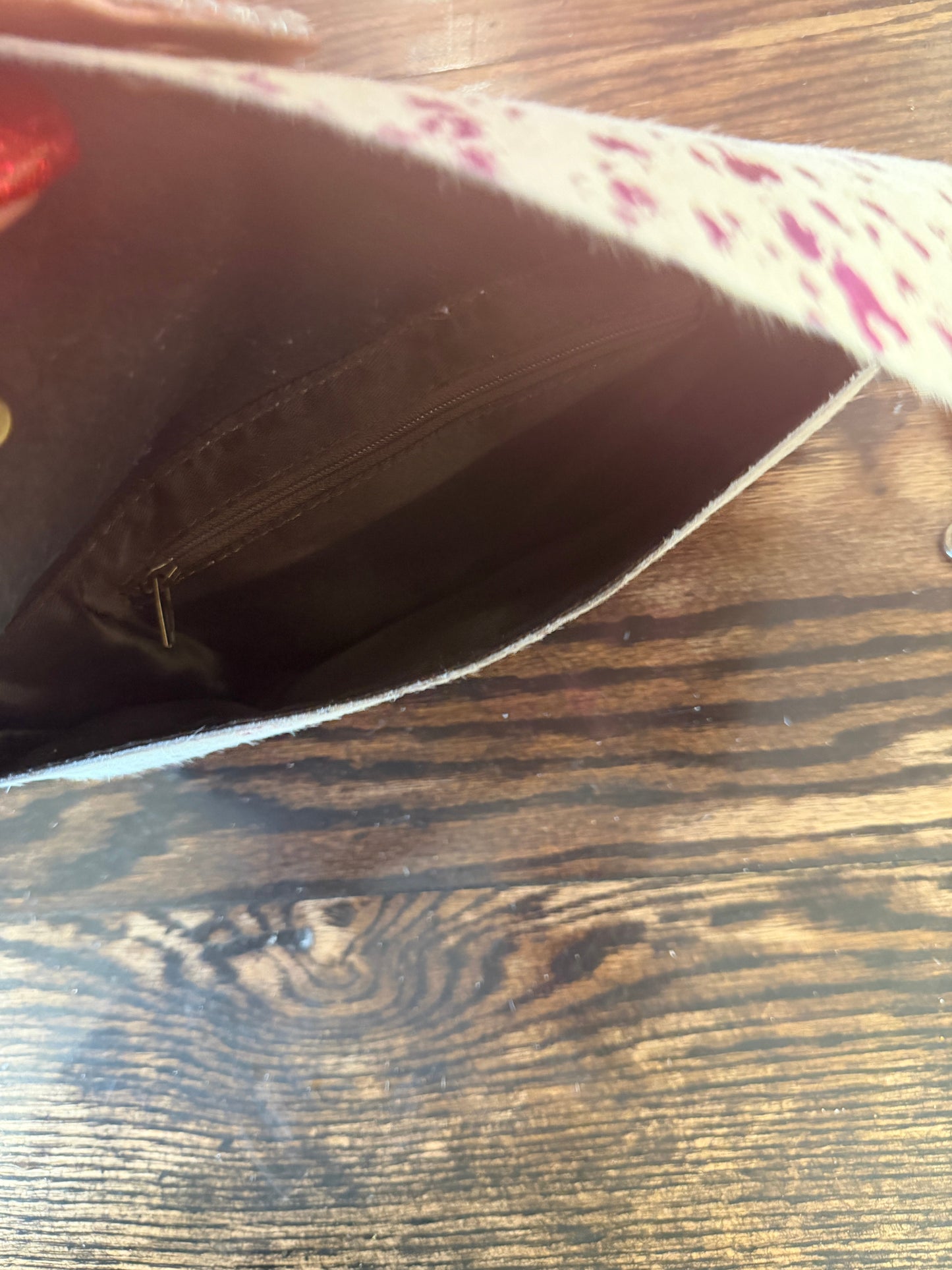 A Rare Bird- Leather Butterfly Clutch