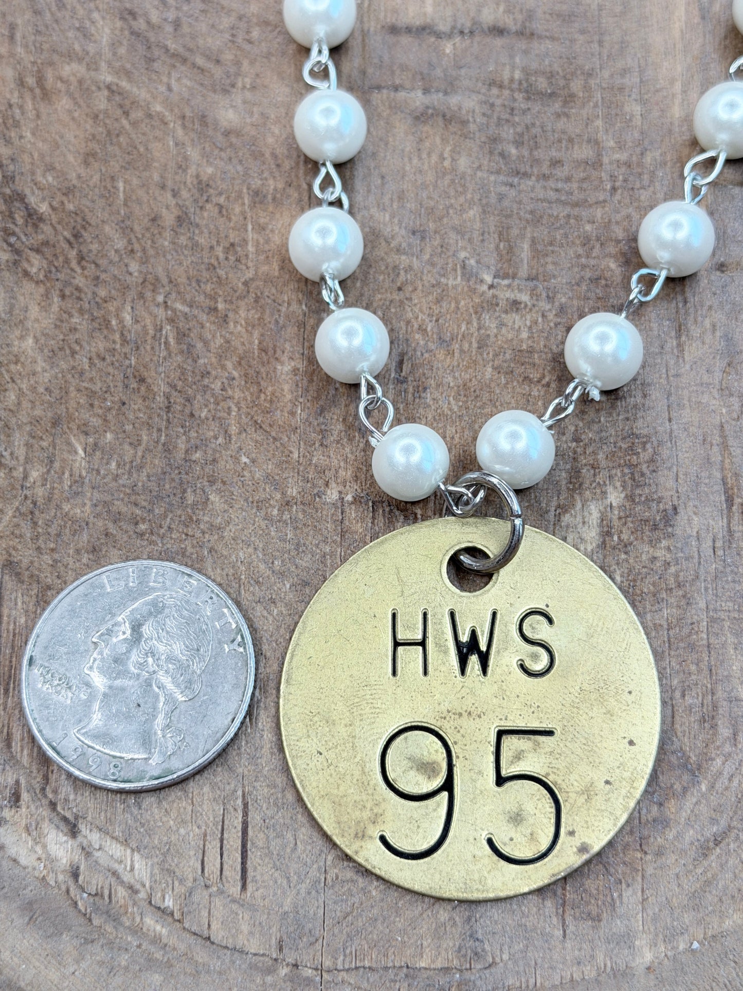 Highway 95 South Tag Necklace