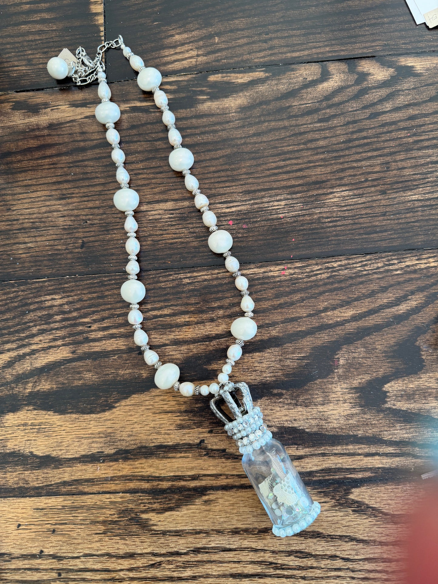 A Rare Bird- Love In A Bottle Necklace (Medium)