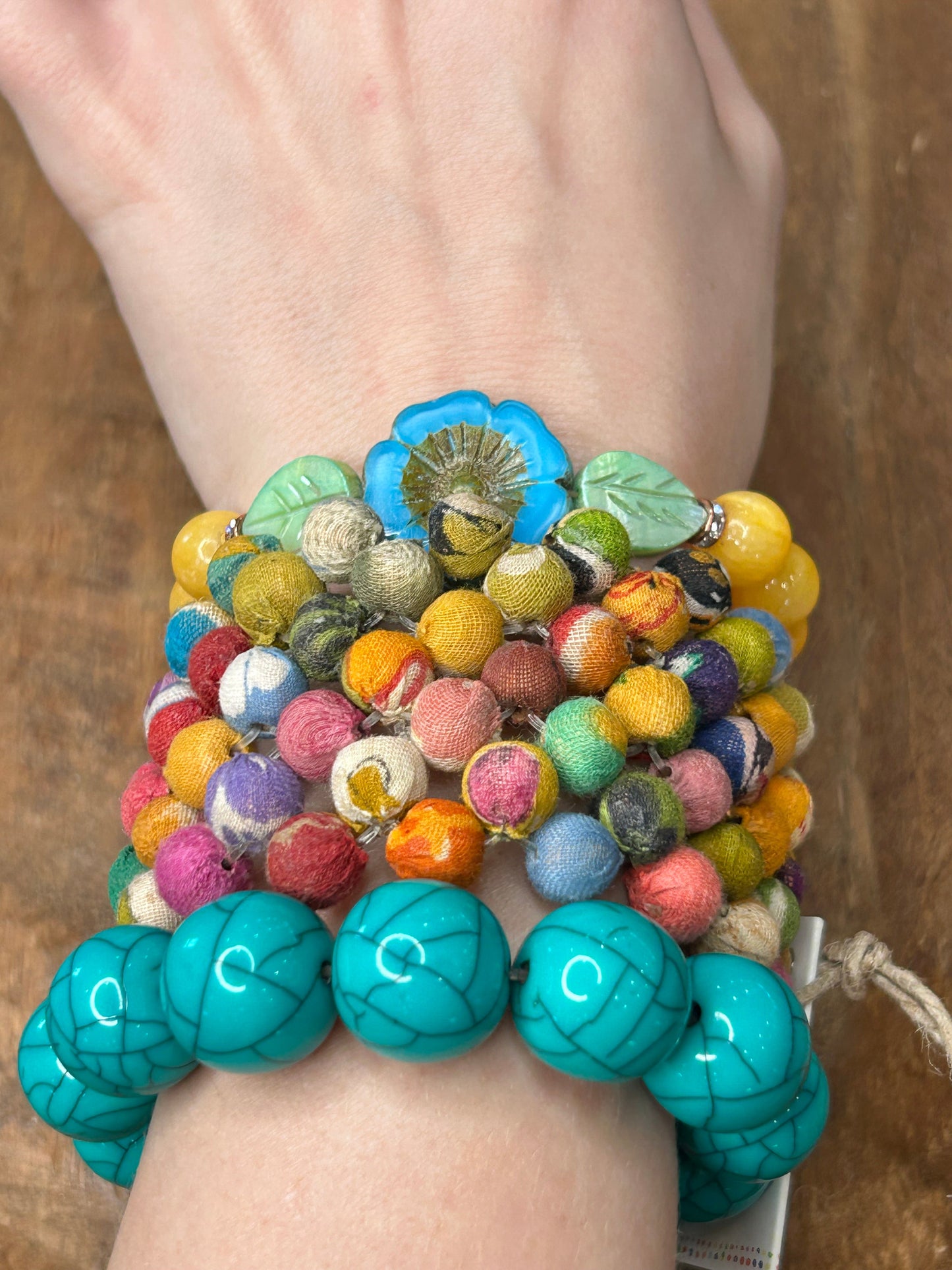 Woven Kantha Bracelet