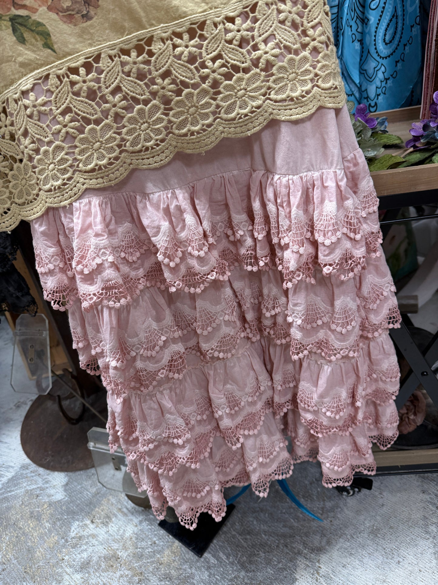 SALE A Rare Bird- Vintage Slip Dress (Pink)  (Pre Order) *Final Sale*