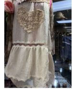 A Rare Bird- Heart Pinafore Tunic