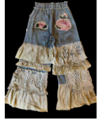 A Rare Bird -Rose Ticking Pant