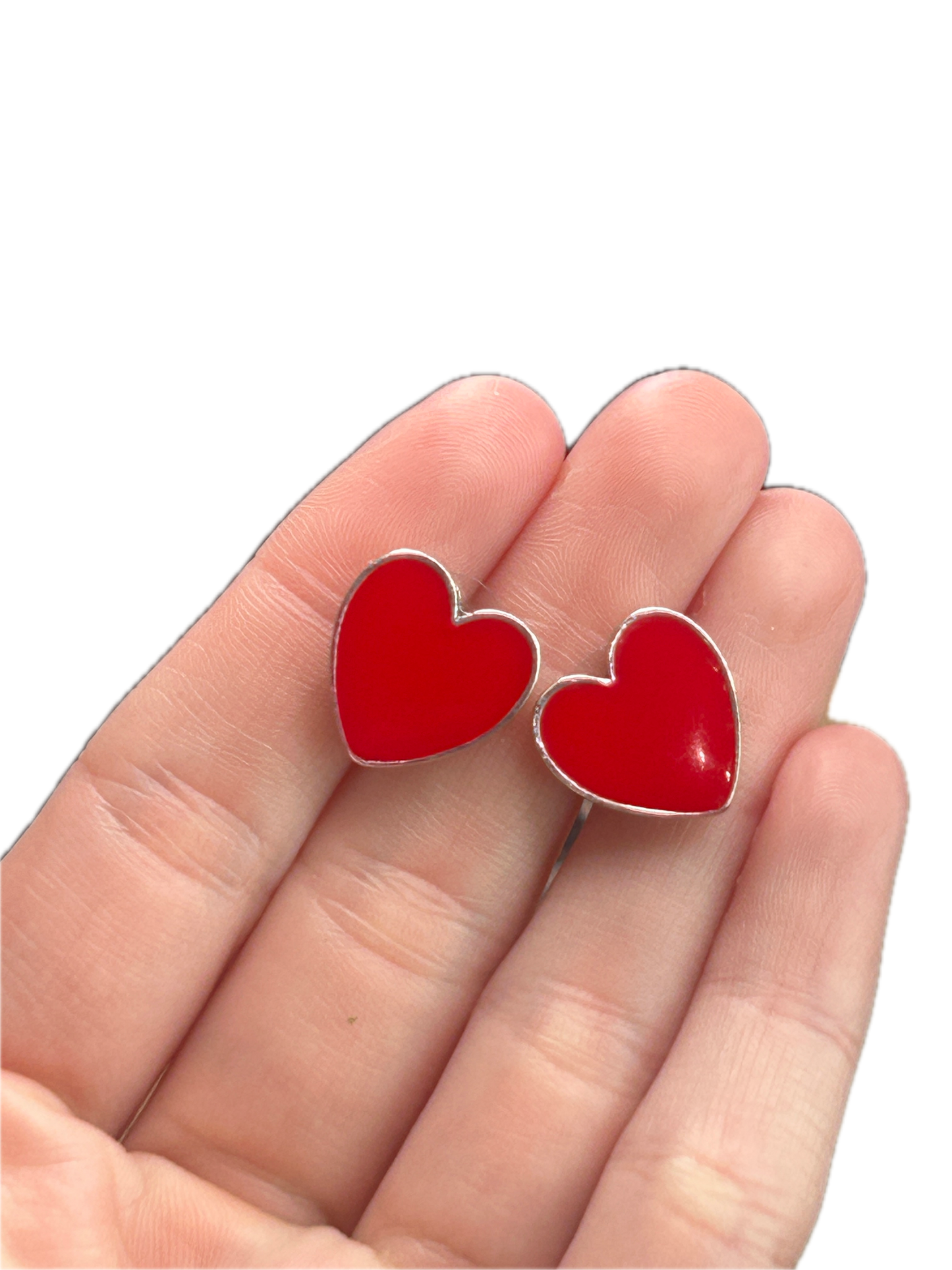 Red Heart Earrings