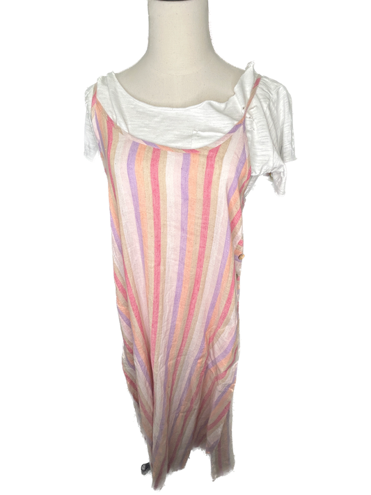 I Love Linen - Striped Spaghetti Strap Dress *Final Sale*