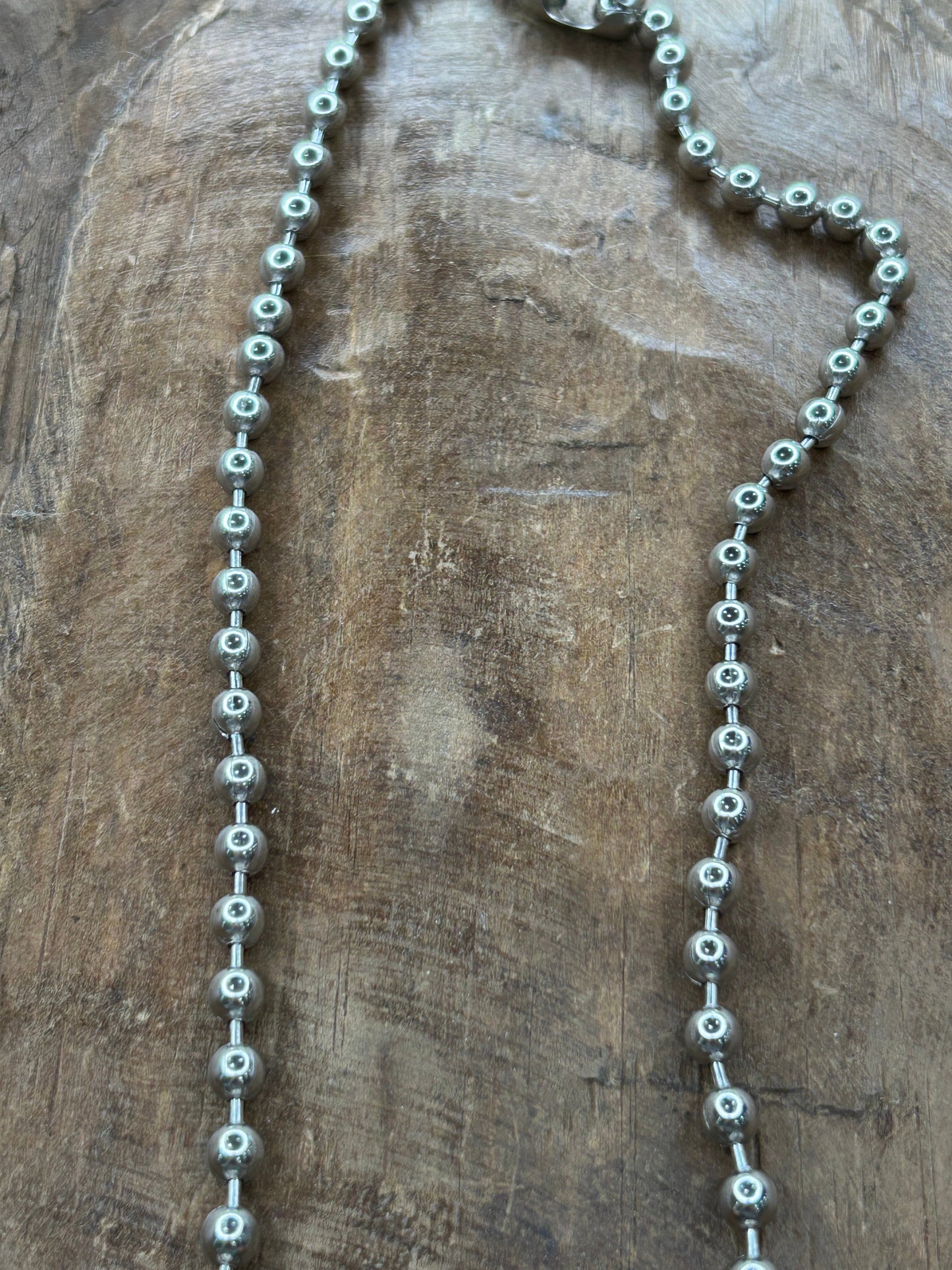 Native American Ceramic Peace Sign Necklace - Uniquely Only One!