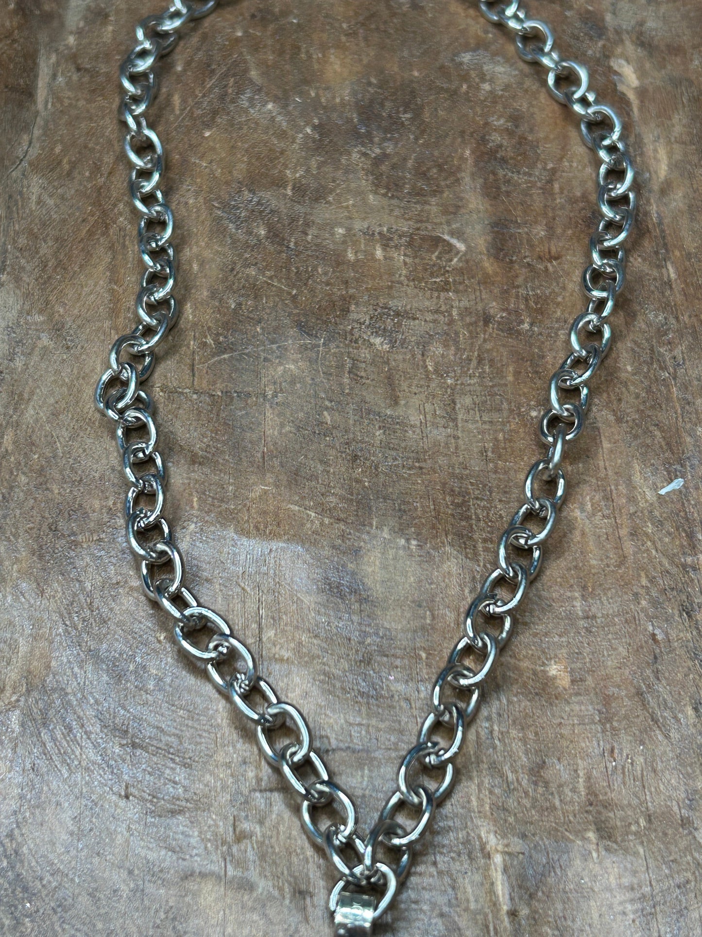 Tibetan Silver Cross Pearl Necklace