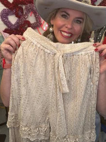 Desert Dream Lace Cloud Pants (Latte)