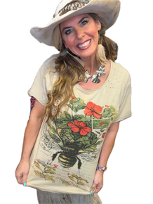 Jaded Gypsy- Moon Dance Tee (Friendly Flight)