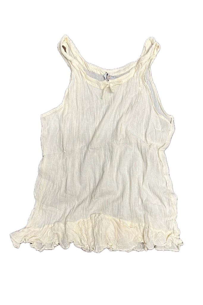 Jaded Gypsy- Tied To You Tank (Parchment)
