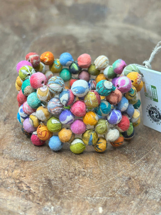 Woven Kantha Bracelet