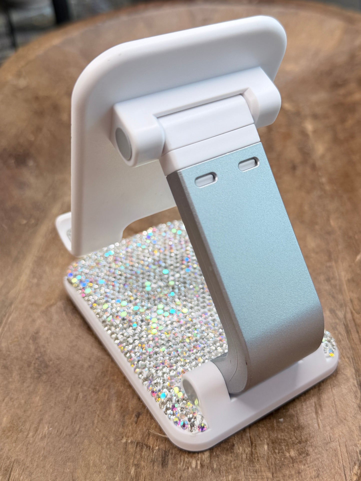 PREORDER Rhinestone Desktop Phone Stand (Silver) *Final Sale*