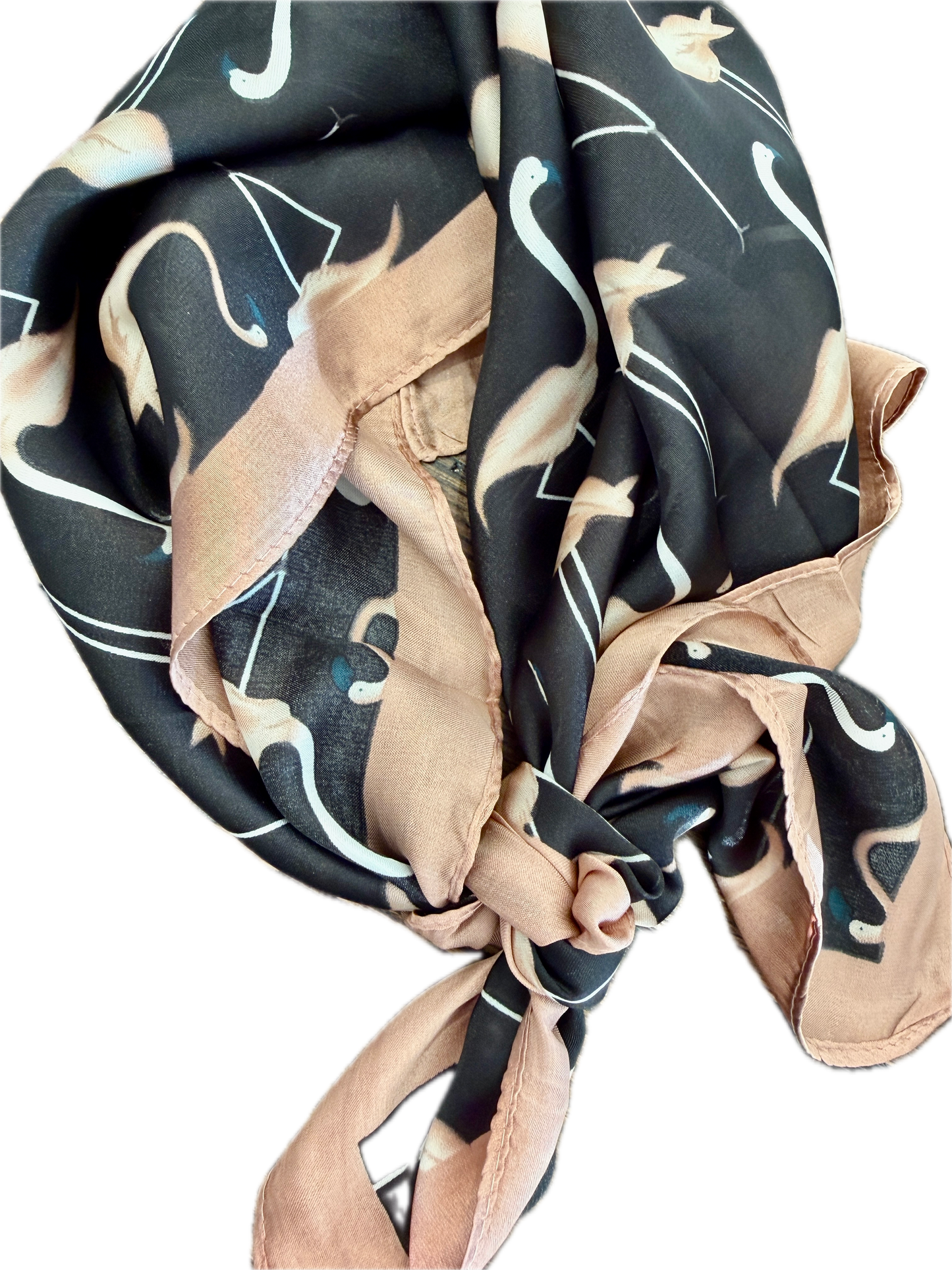 A Rare Bird- Flamingo Wild Rag
