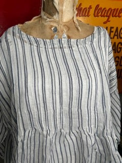 FINAL SALE! Paper Lace- Sheer Striped Overlay (White Stripe)