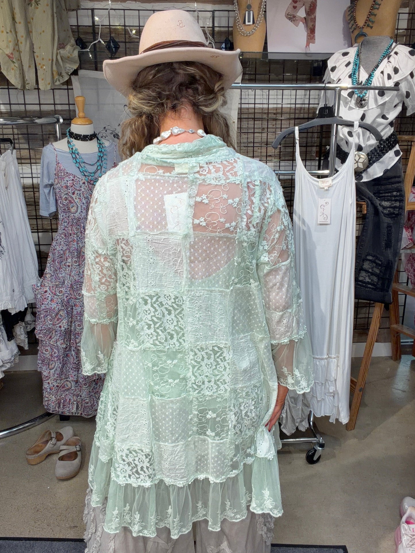 Paper Lace- Lace Cardigan (Sage Green) (Pre Order) *Final Sale*