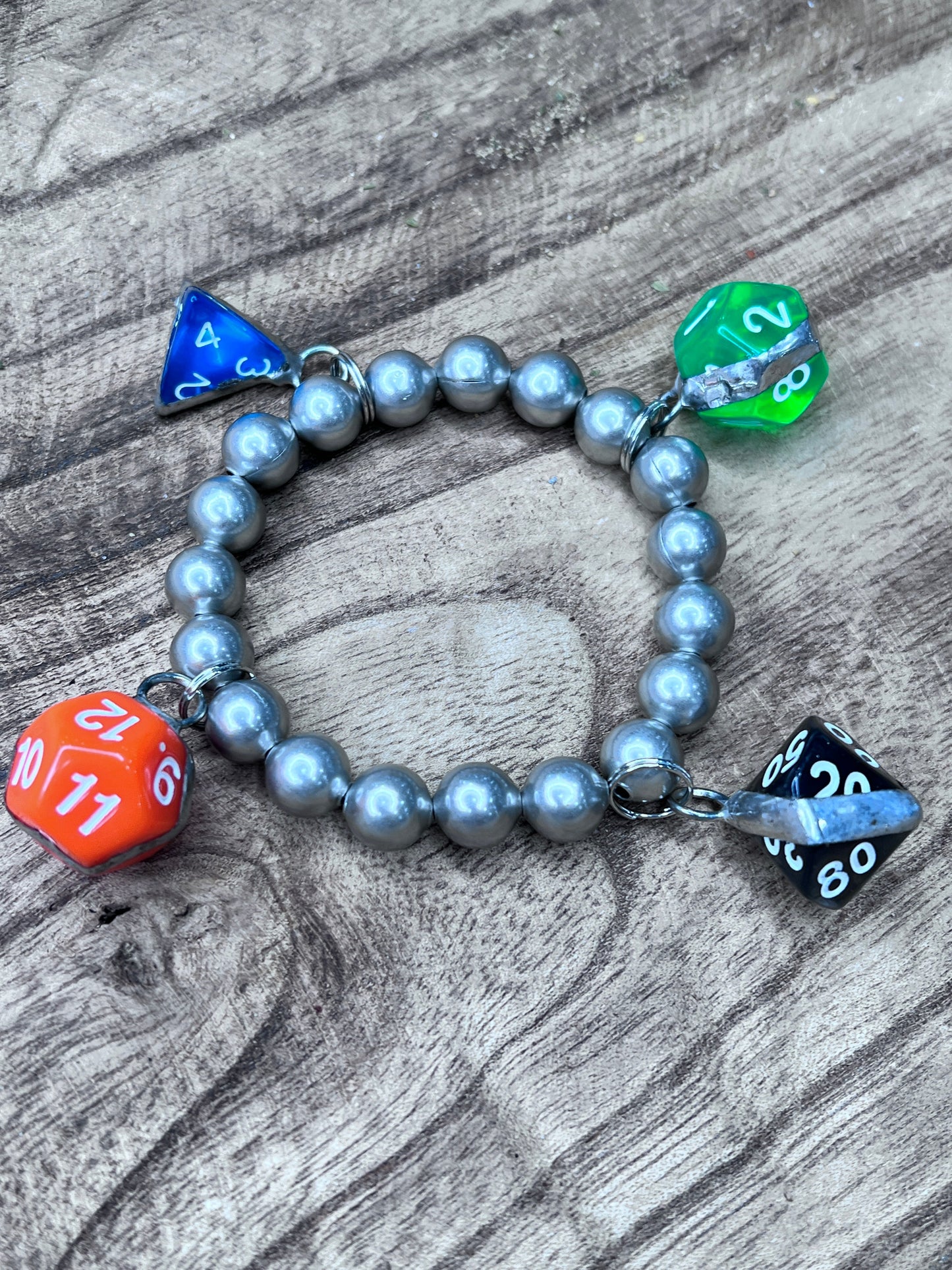 Colorful Dice Stretch Bracelet 2
