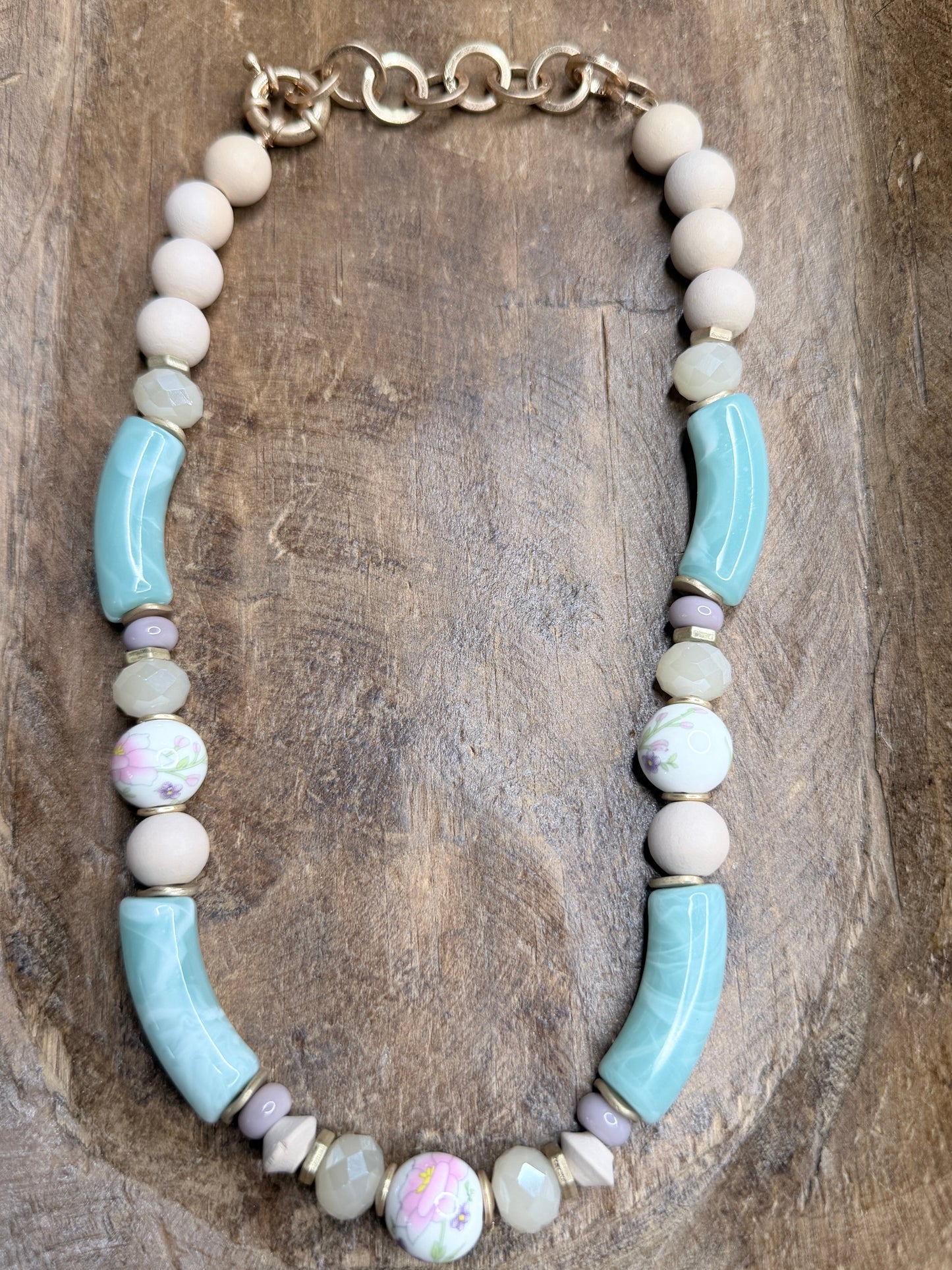 Garden Party Beaded Necklace