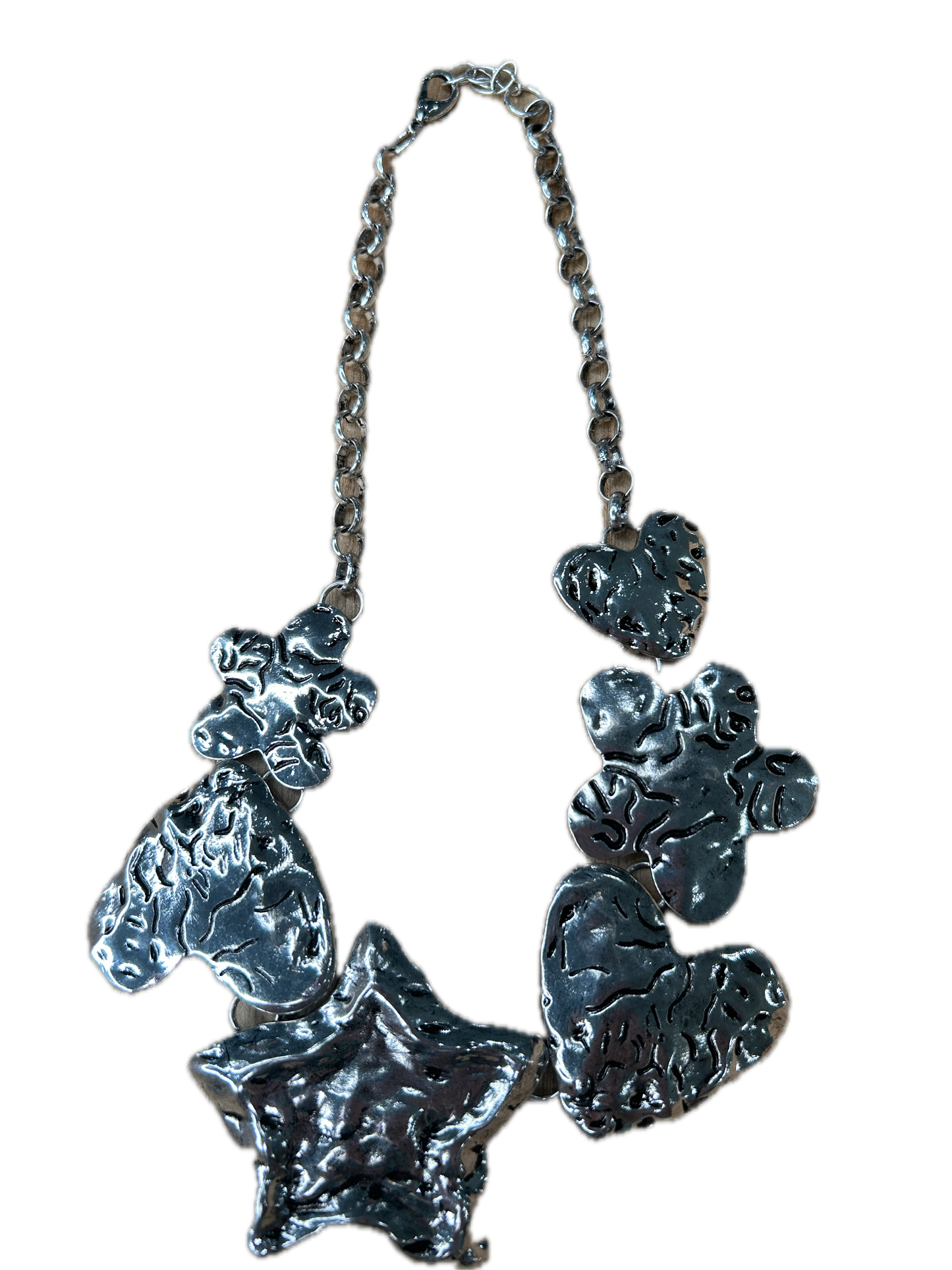 Metal Star of the Show Charm Necklace