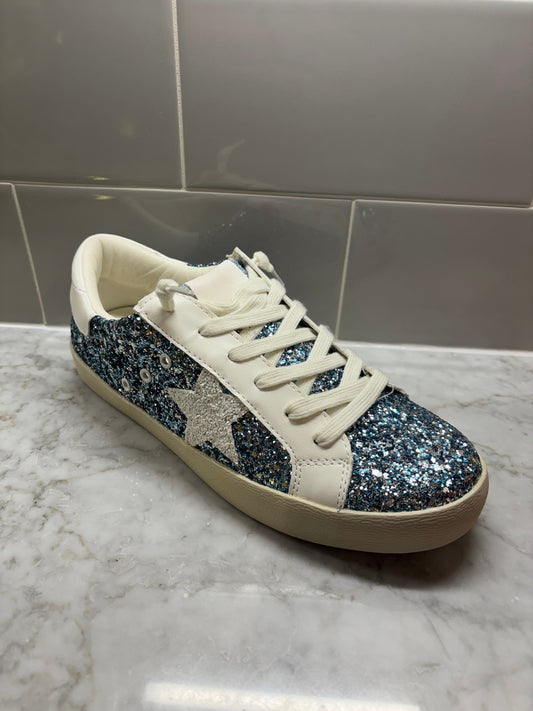 Blue Bling Star Sneaker