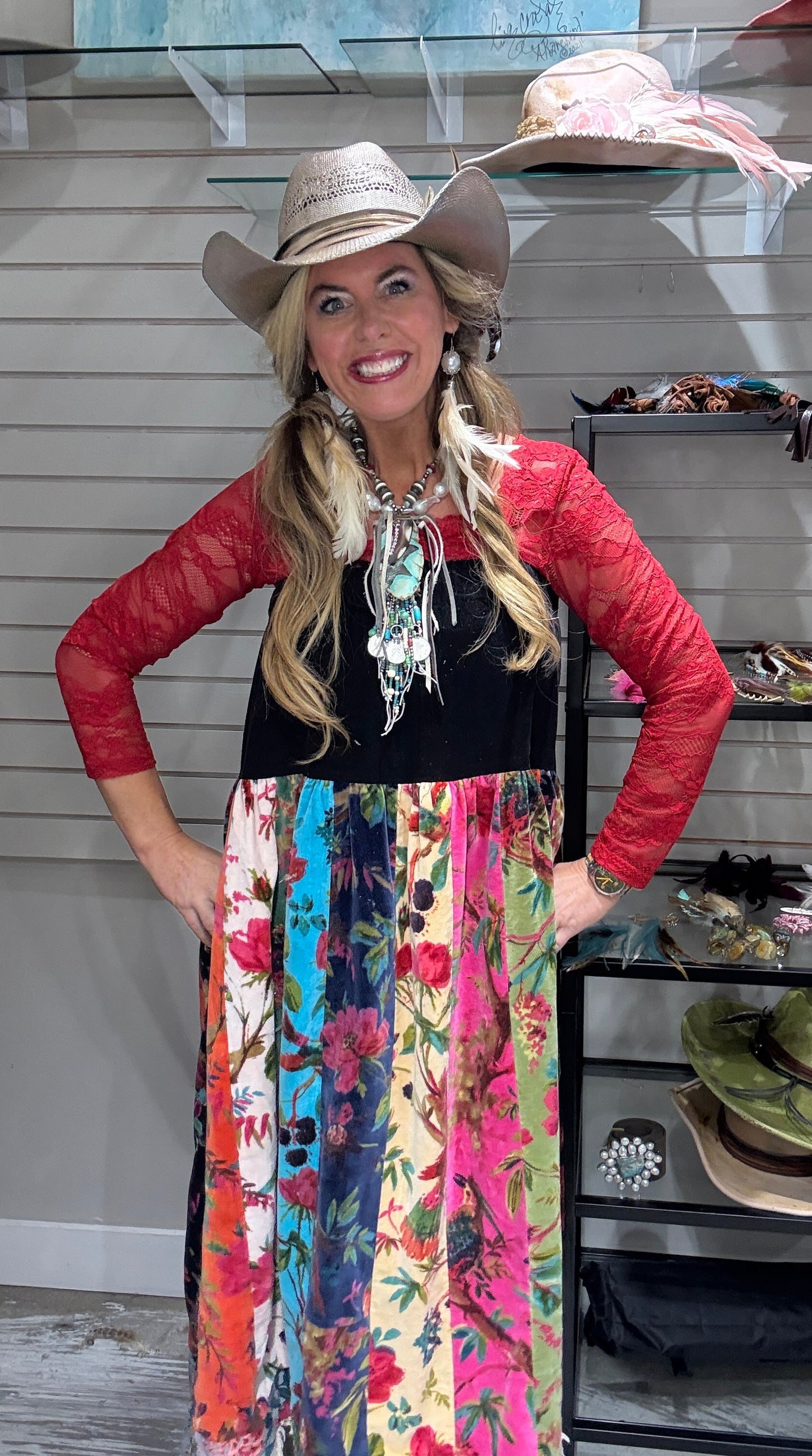 A Rare Bird- Velvet Skirt/Dress (Pre Order) *Final Sale*