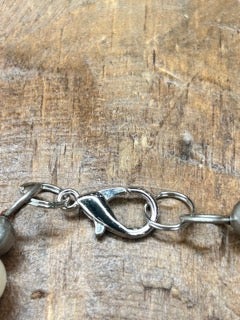 Carved Metal Heart Necklace