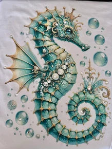Seahorse King T-Shirt (Christy Cut) (No Bling)