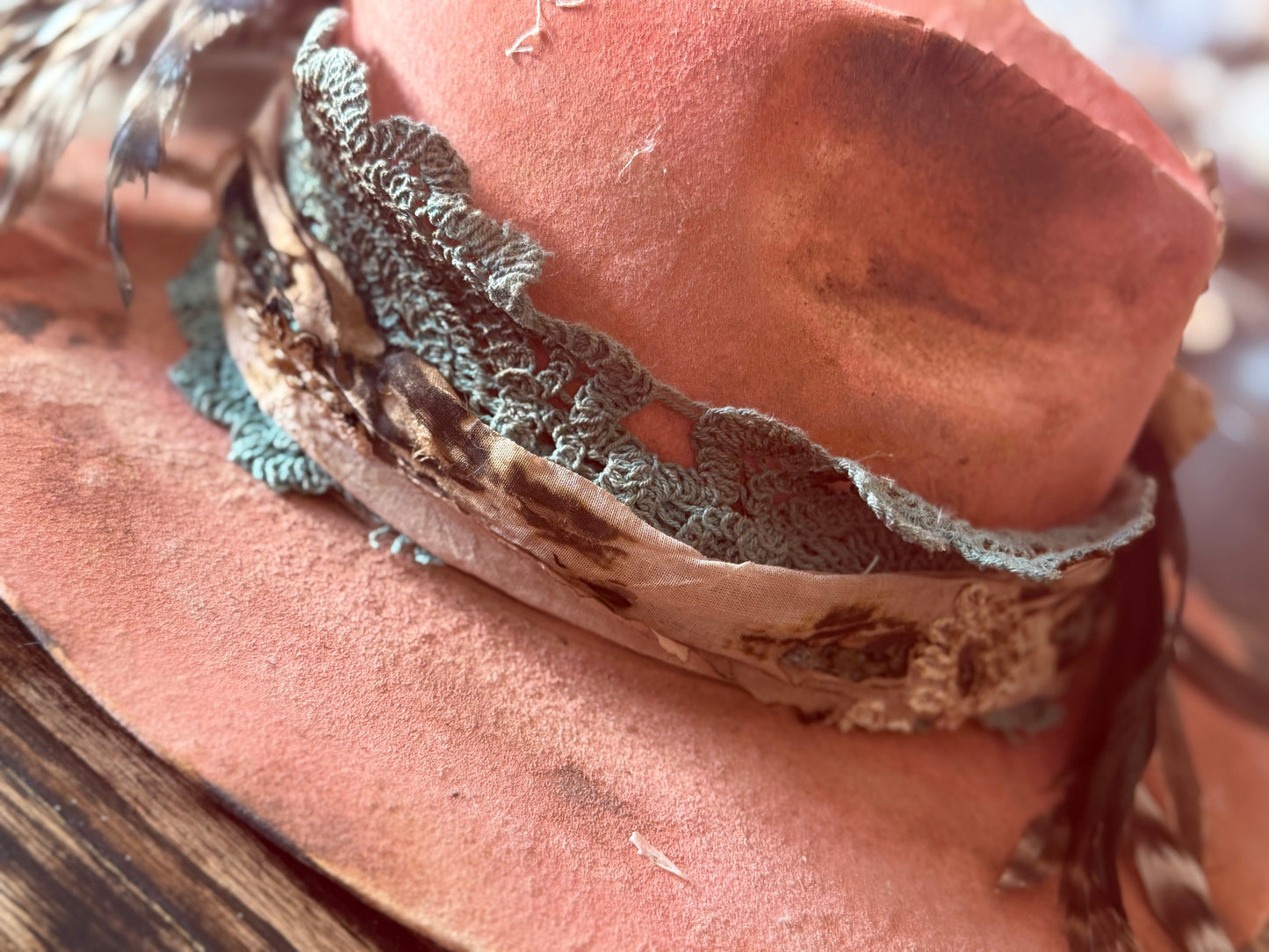A Rare Bird- Fancy Flowers Hat (Pink)