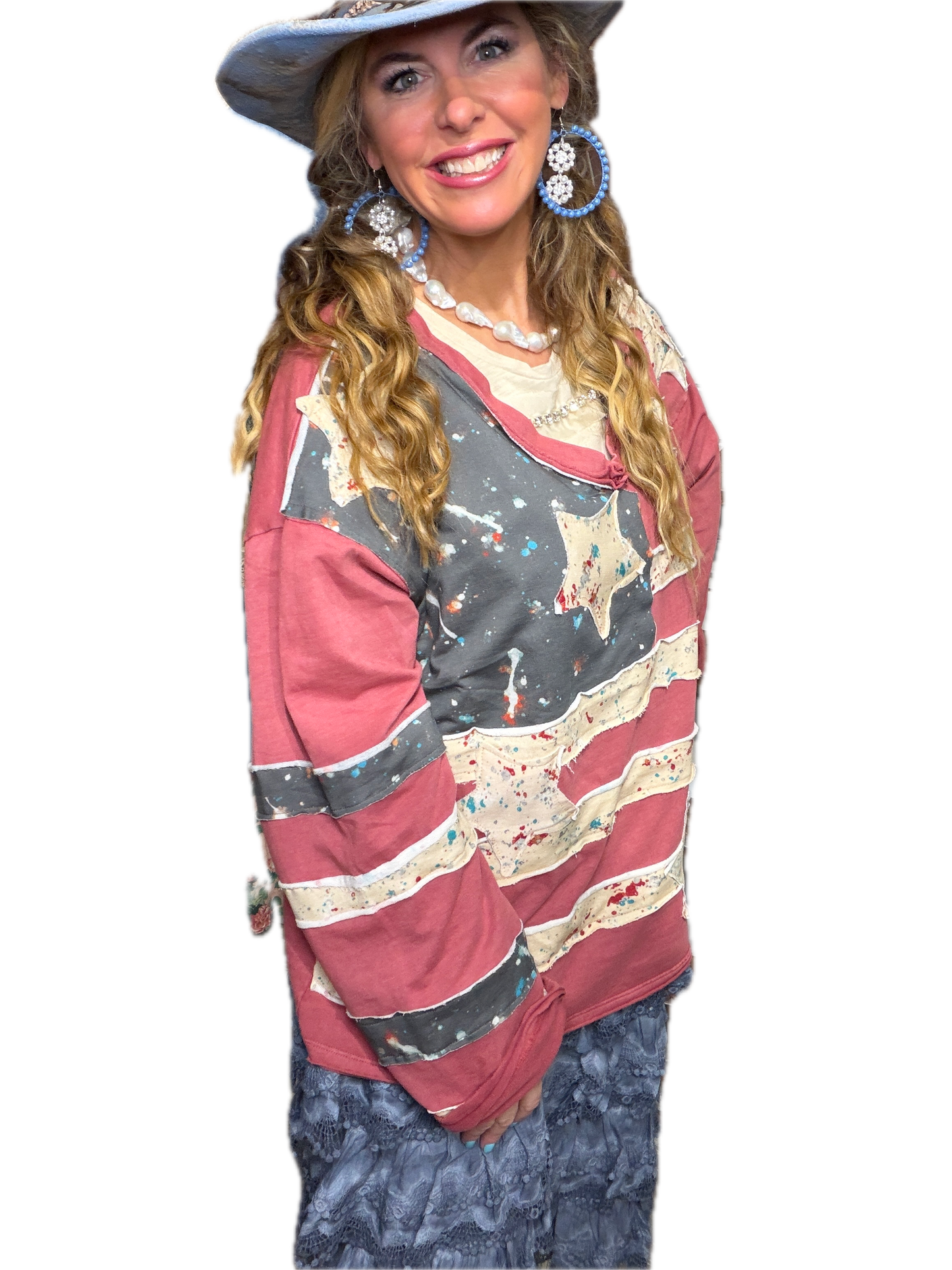 A Rare Bird- Stars and Sweetheart Top