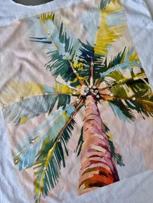 Palm Tree Vibes T-Shirt (No Bling)
